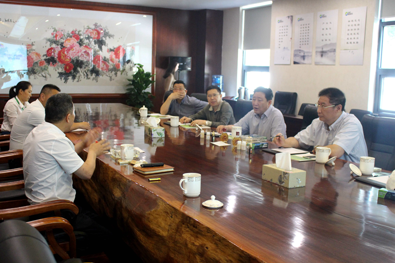 省林业厅马平厅长一行莅临新绿药考察交流