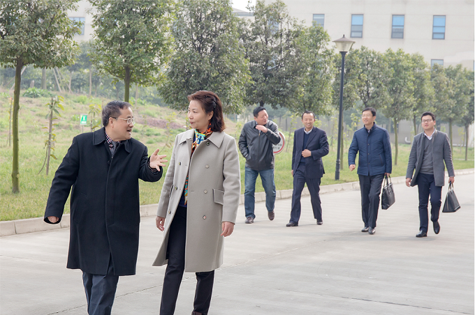 六安市人民政府余泳副市长一行莅临新绿药交流考察