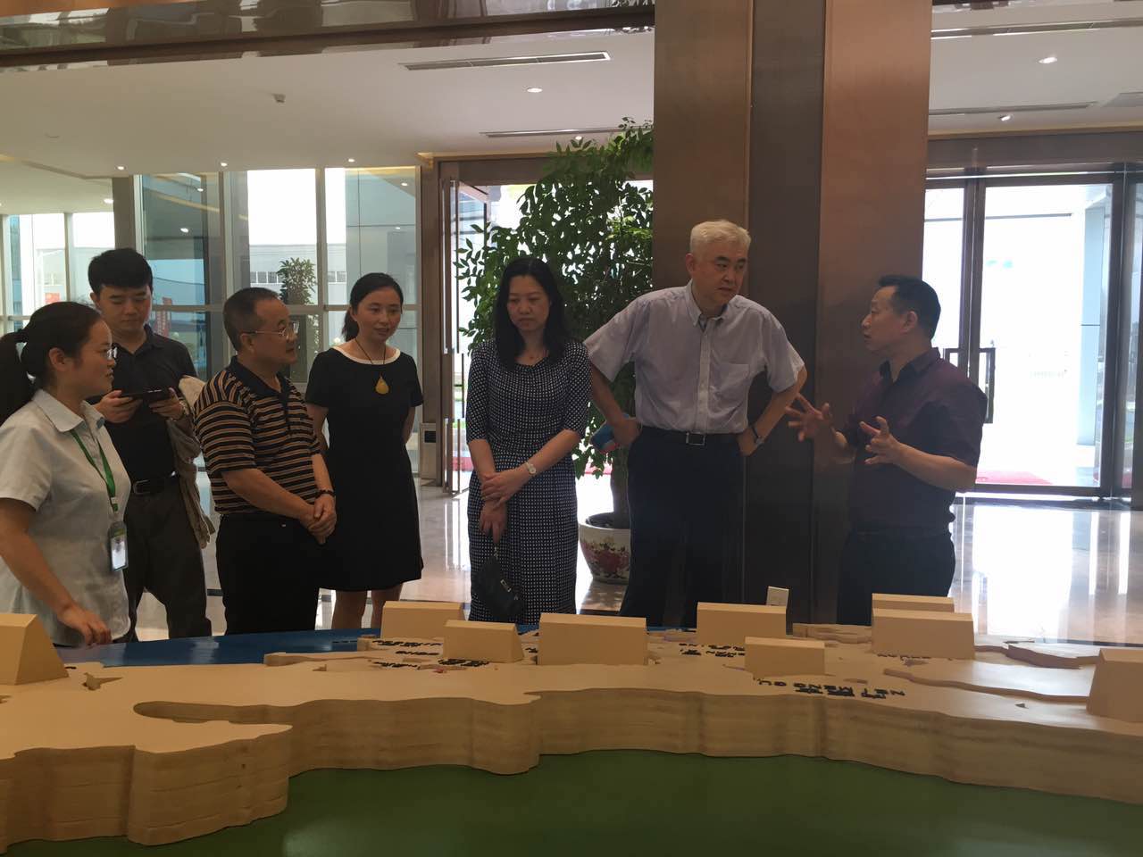 上海市药监局衣承东副局长一行莅临新绿药参观考察