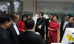 四川省食品药品监督管理局局长刘伟德一行莅临新绿药调研指导工作